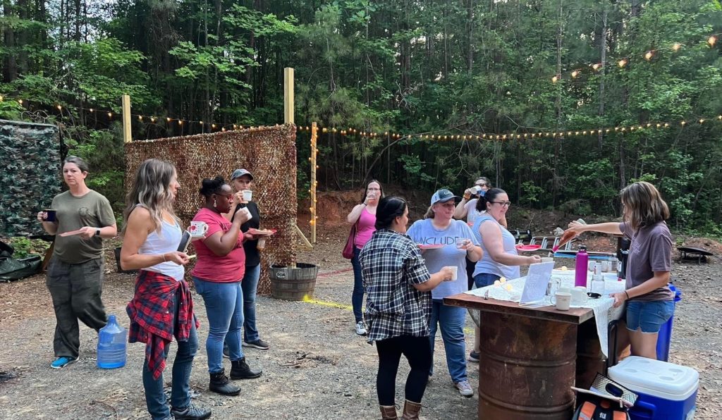 outdoor axe throwing groups events